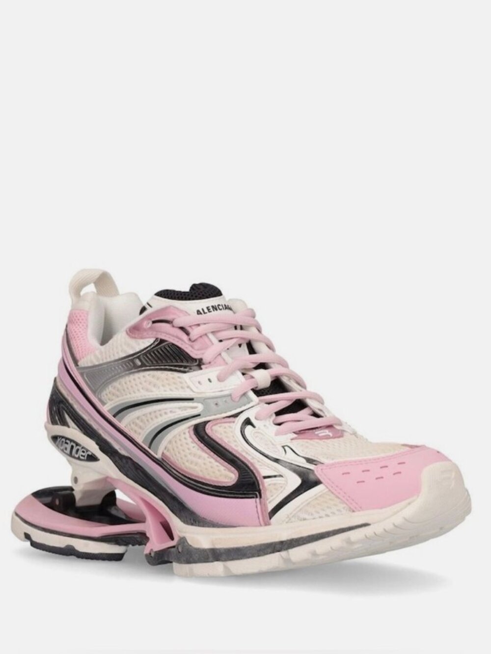 Balenciaga X‑Pander Sneakers - White with Pink Size EU 37